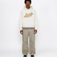SATIN PATCH HOODIE
