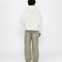 SATIN PATCH HOODIE