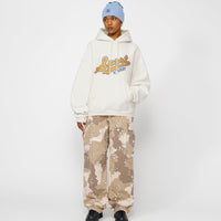 SATIN PATCH HOODIE