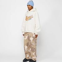 SATIN PATCH HOODIE