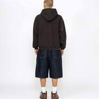 SATIN PATCH HOODIE