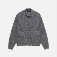 WOOL BLEND SHERPA MOCK NECK