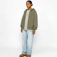 FLEECE RAGLAN ZIP HOODIE
