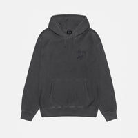 RASTA LION HOODIE PIGMENT DYED