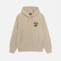 RASTA LION HOODIE PIGMENT DYED