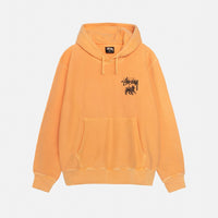 RASTA LION HOODIE PIGMENT DYED