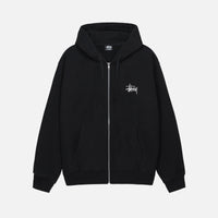 BASIC STÜSSY ZIP HOODIE