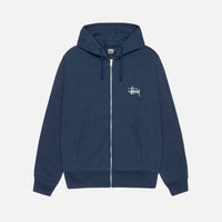 BASIC STÜSSY ZIP HOODIE
