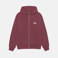 BASIC STÜSSY ZIP HOODIE