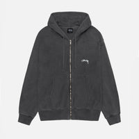 SMOOTH STOCK ZIP HOODIE PIGMENT DYED