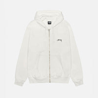 SMOOTH STOCK ZIP HOODIE PIGMENT DYED
