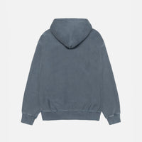 SMOOTH STOCK ZIP HOODIE PIGMENT DYED