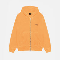SMOOTH STOCK ZIP HOODIE PIGMENT DYED
