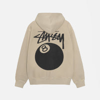 8 BALL ZIP HOODIE PIGMENT DYED