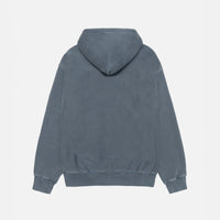 RASTA LION ZIP HOODIE PIGMENT DYED
