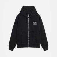 STÜSSY & NIKE STONE WASHED FLEECE ZIP HOODIE