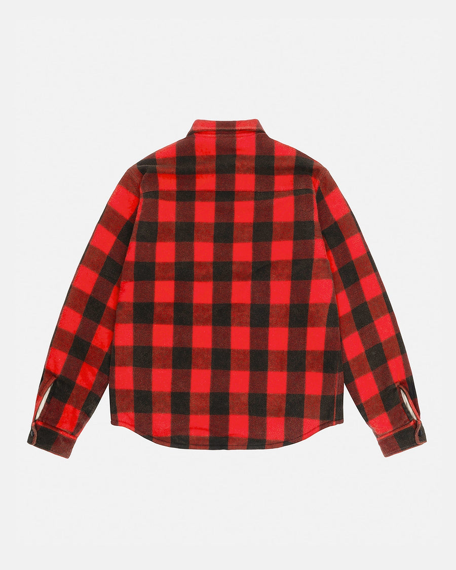 SHERPA LINED BUFFALO PLAID SHIRT
