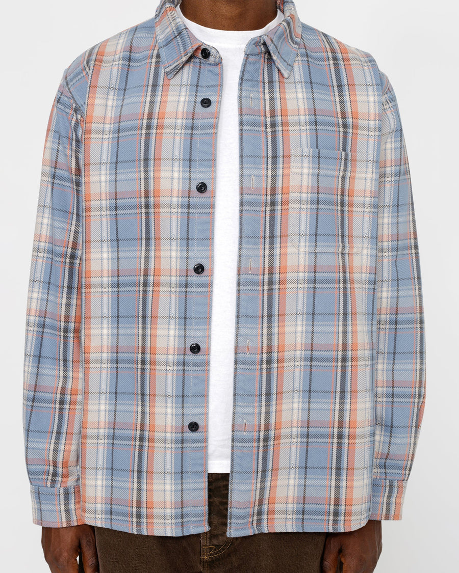 DAN WASHED COTTON PLAID SHIRT