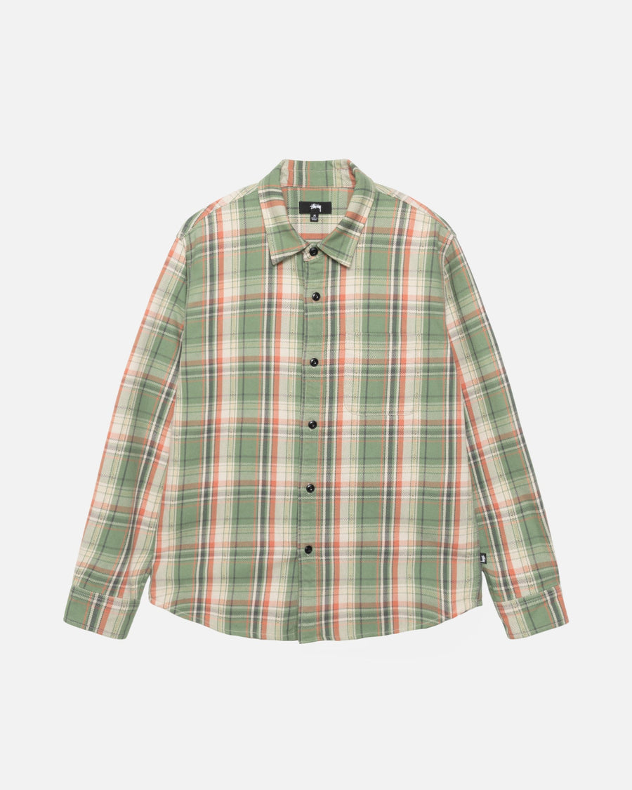 DAN WASHED COTTON PLAID SHIRT