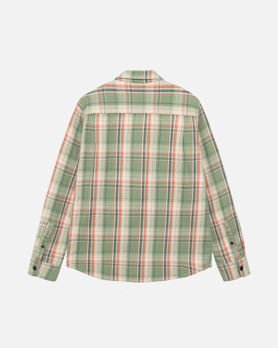 DAN WASHED COTTON PLAID SHIRT