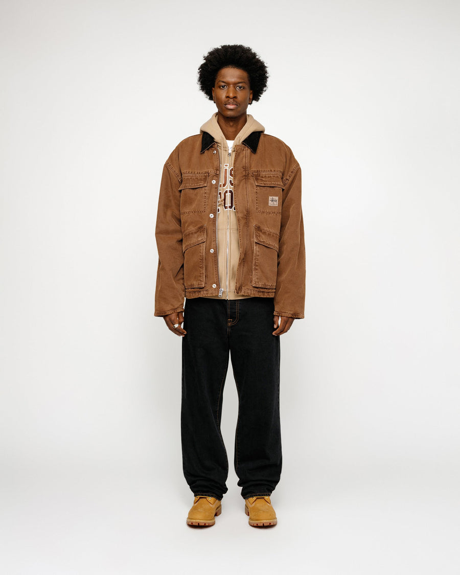 SHOP JACKET WASHED CANVAS