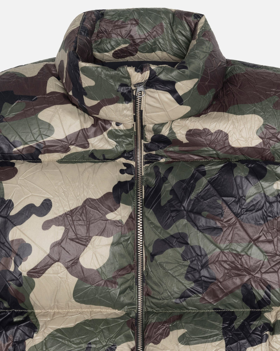 DOWN PUFFER WRINKLED NYLON