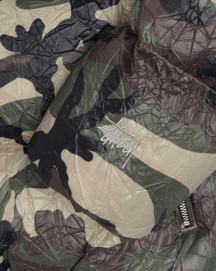 DOWN PUFFER WRINKLED NYLON