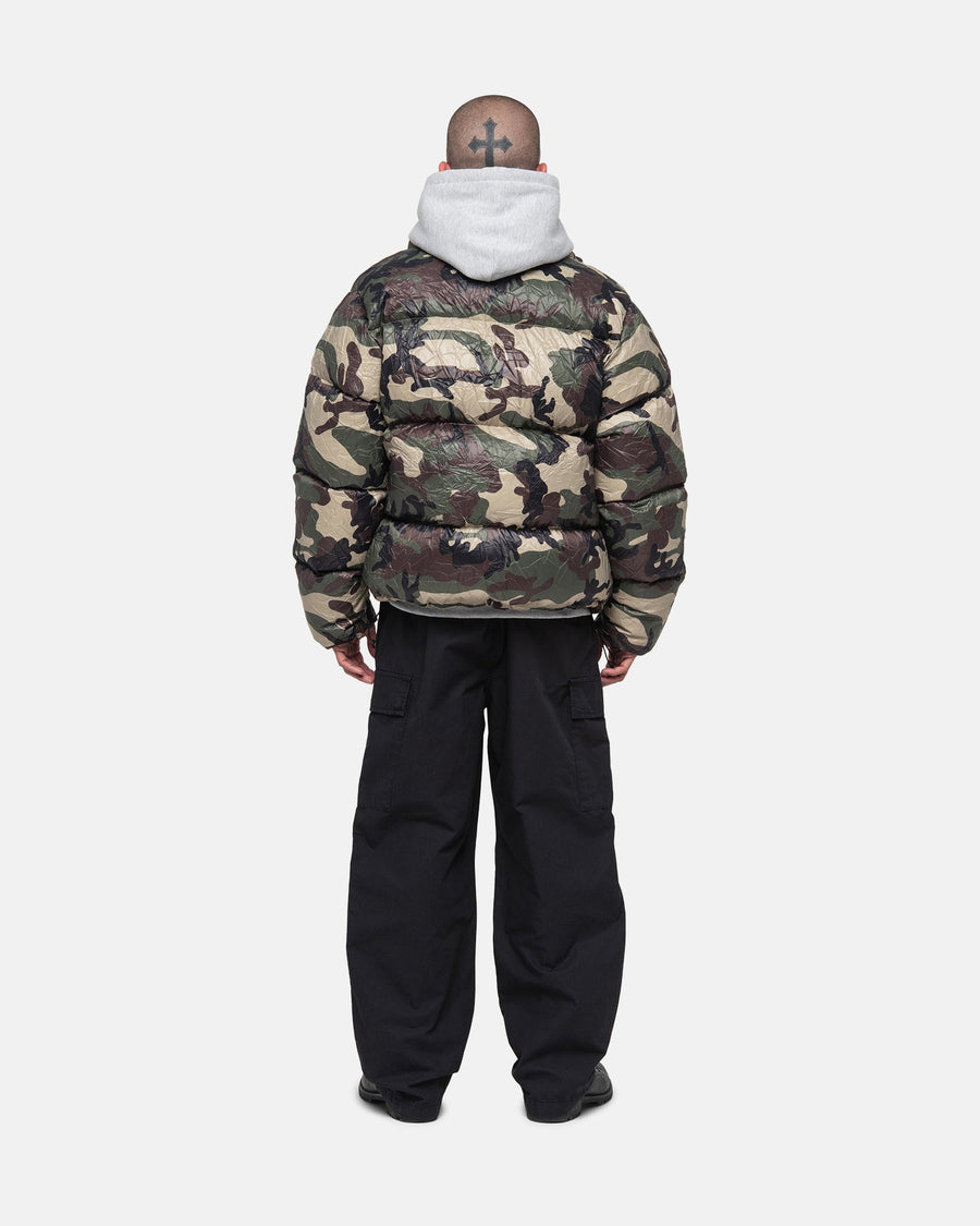DOWN PUFFER WRINKLED NYLON