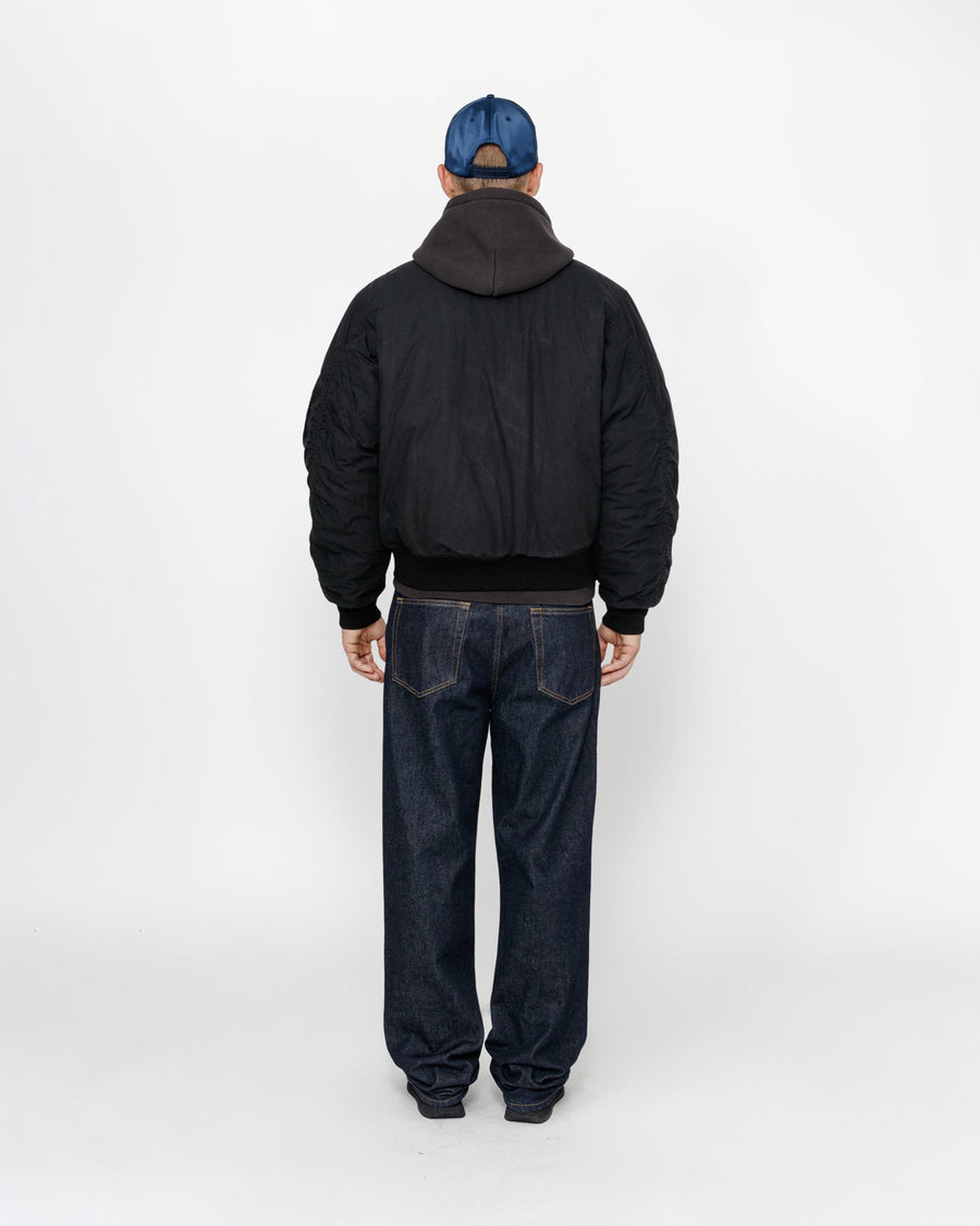 WAXED BUILT BOMBER JACKET