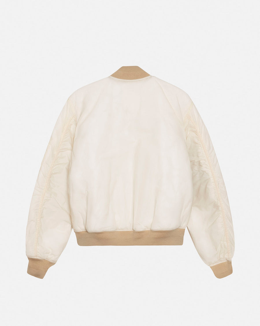 WAXED BUILT BOMBER JACKET