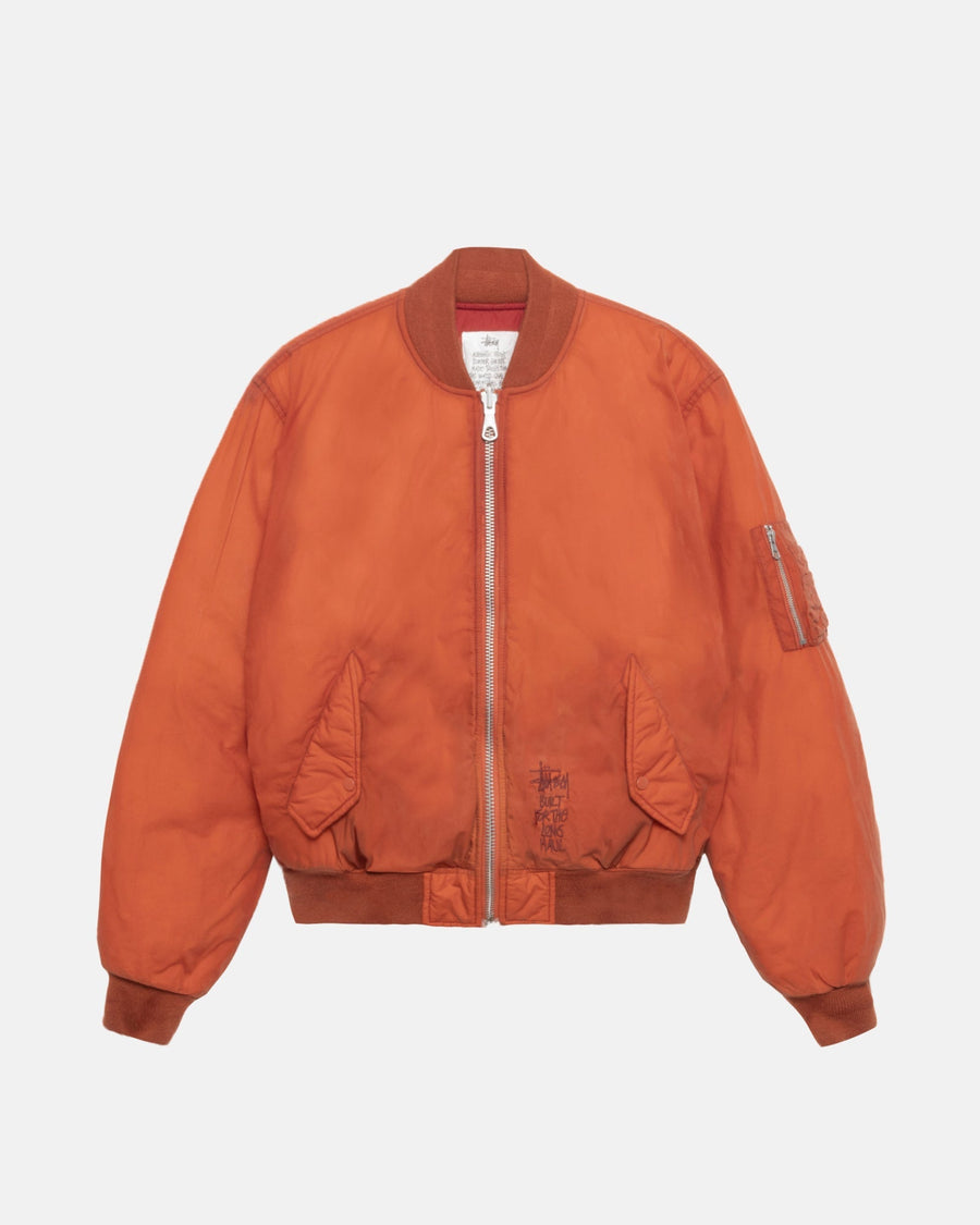 WAXED BUILT BOMBER JACKET