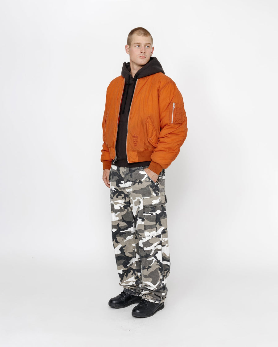 WAXED BUILT BOMBER JACKET