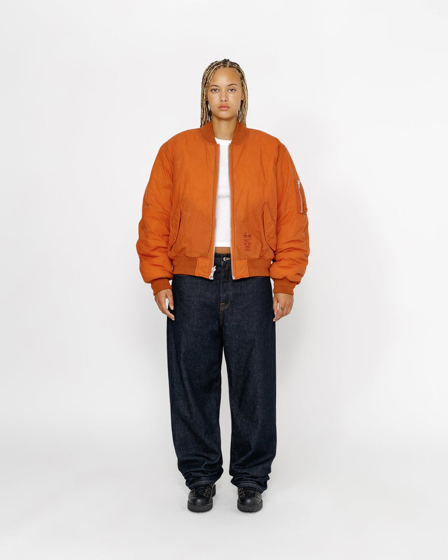 WAXED BUILT BOMBER JACKET