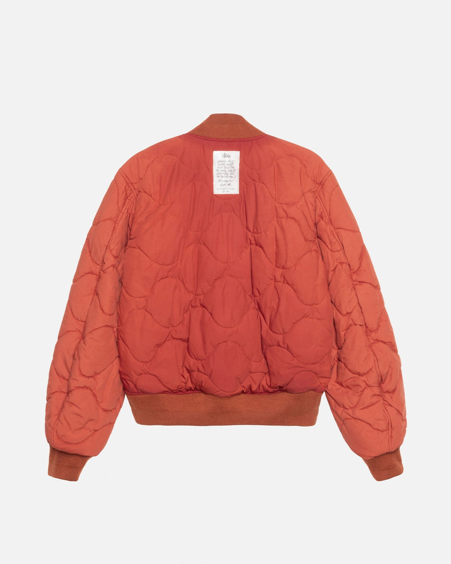 WAXED BUILT BOMBER JACKET