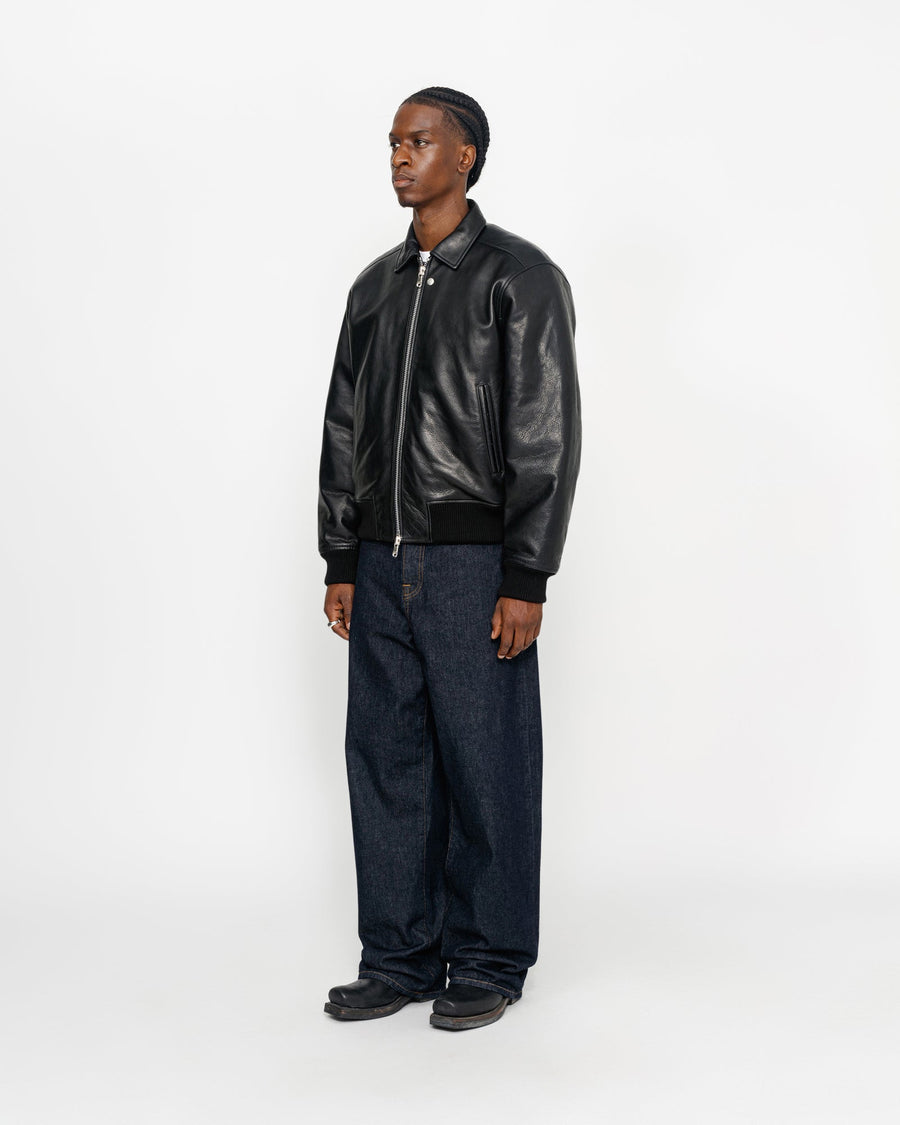LEATHER FLIGHT JACKET