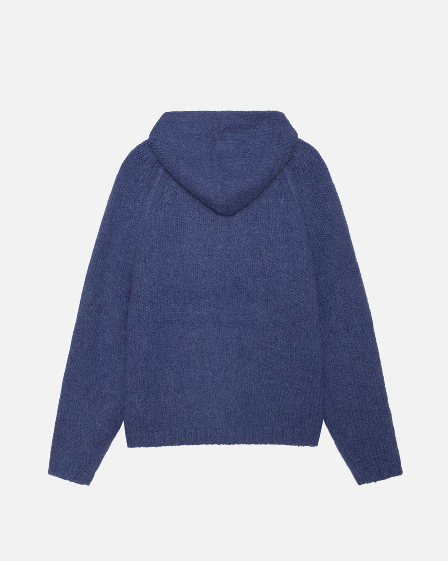 CHUNKY KNIT ZIP HOODIE