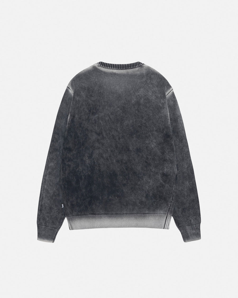 FADED COTTON KNIT CREW