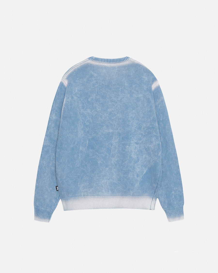 FADED COTTON KNIT CREW