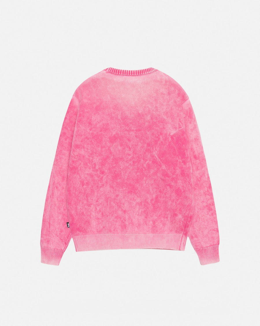 FADED COTTON KNIT CREW