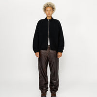 FULL ZIP BRUSHED MERINO SWEATER