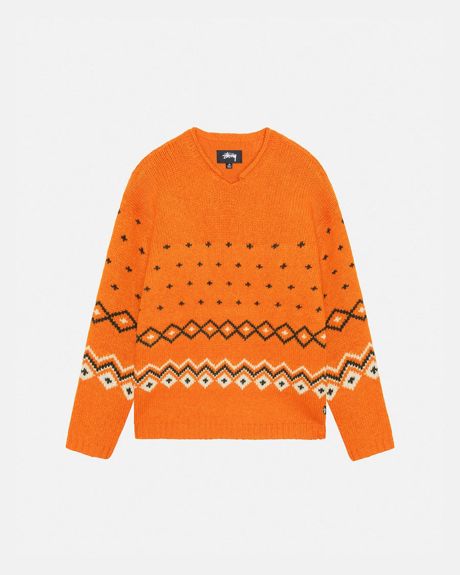 ROLL NECK FAIRISLE SWEATER