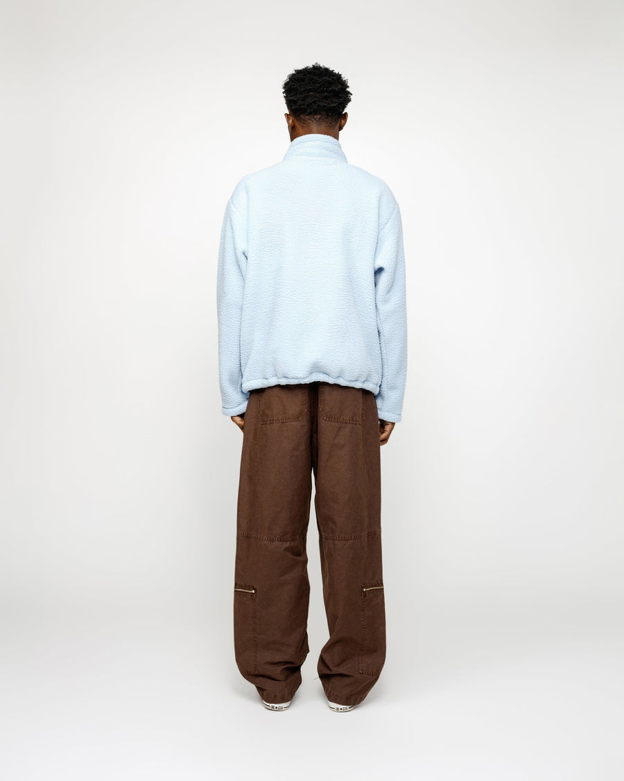 POLAR FLEECE HALF ZIP MOCK NECK