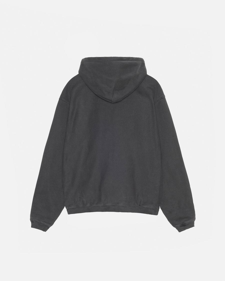 WAFFLE LINED ZIP HOODIE