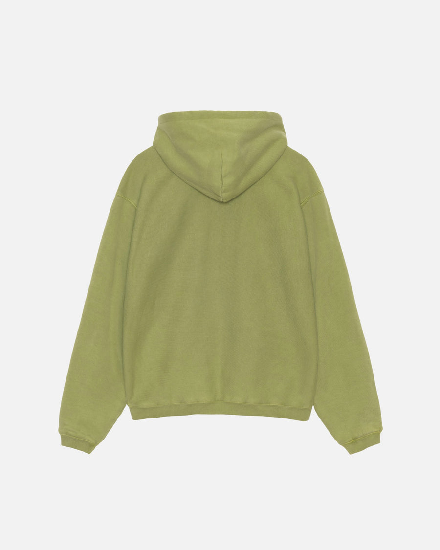 WAFFLE LINED ZIP HOODIE