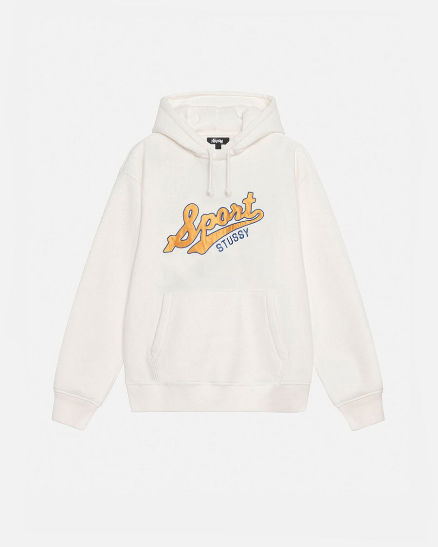 SATIN PATCH HOODIE
