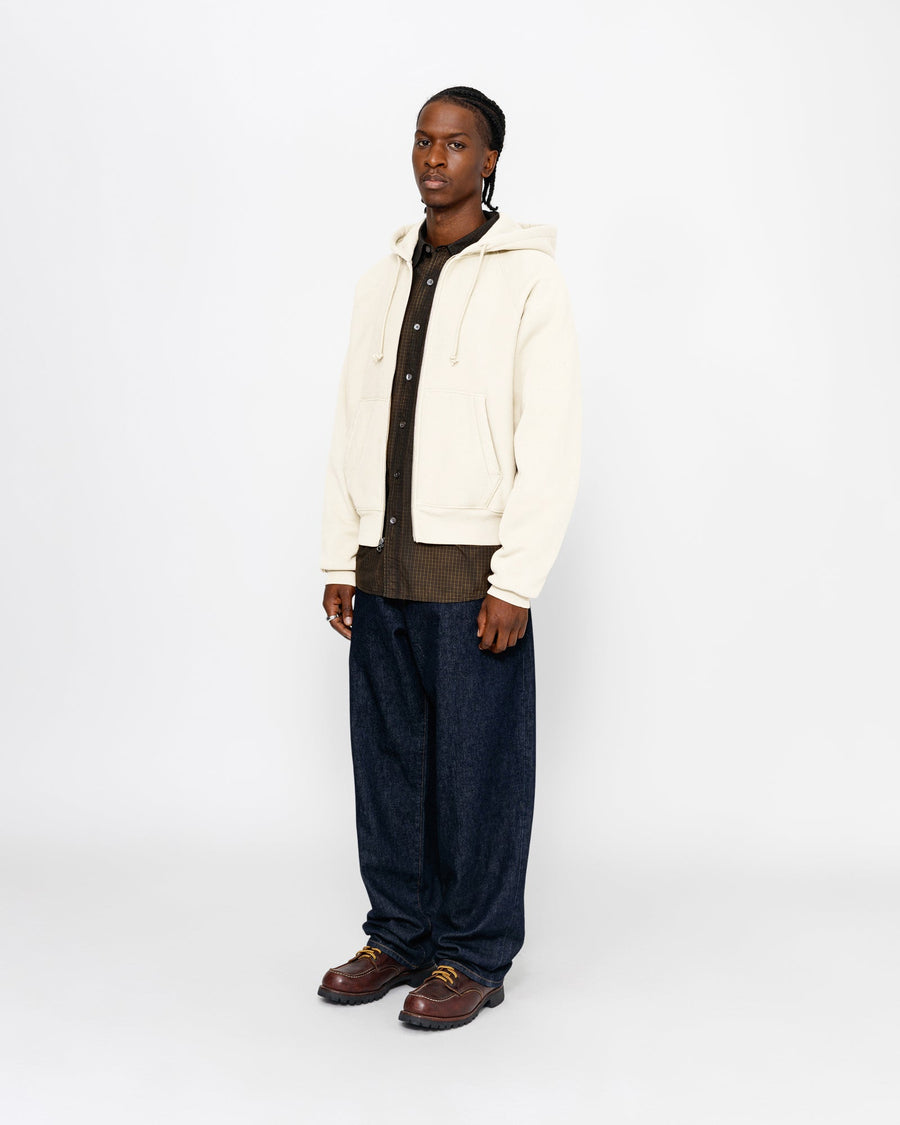 FLEECE RAGLAN ZIP HOODIE