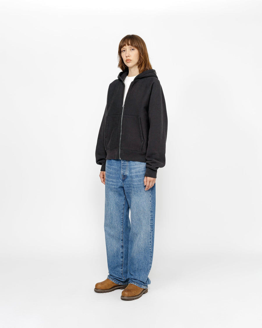 FLEECE RAGLAN ZIP HOODIE