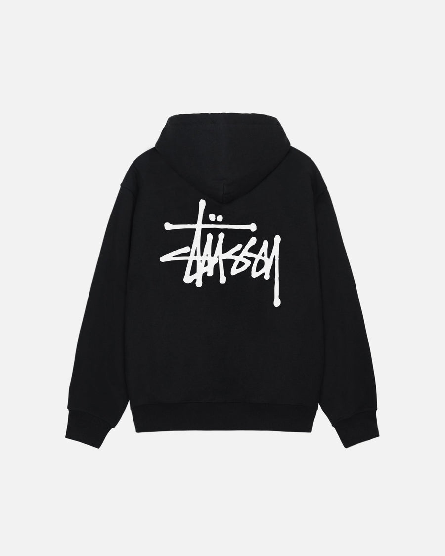 BASIC STÜSSY ZIP HOODIE