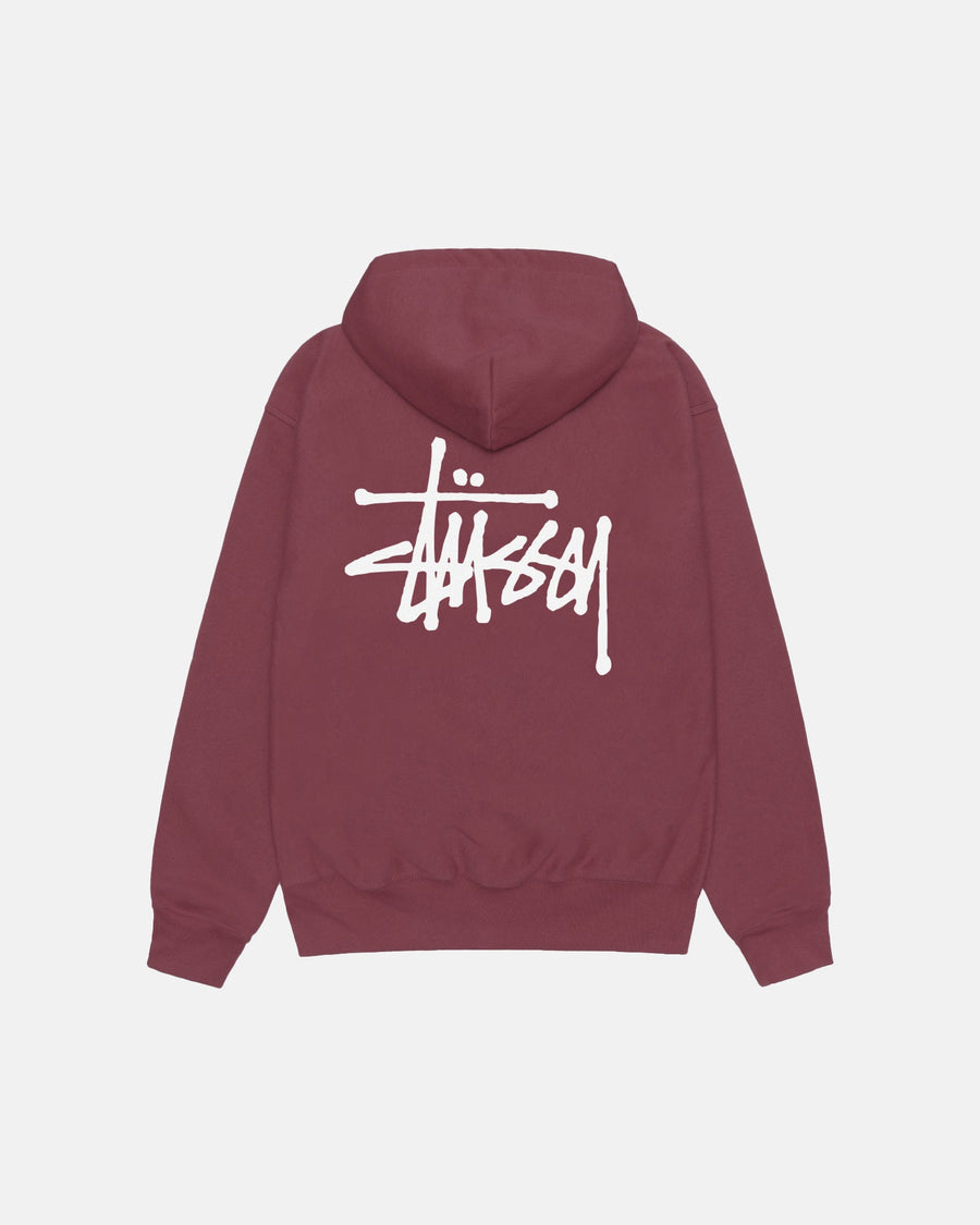 BASIC STÜSSY ZIP HOODIE
