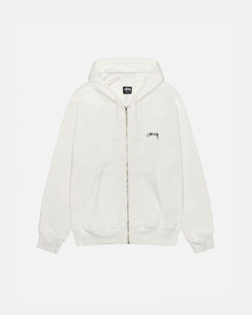 SMOOTH STOCK ZIP HOODIE PIGMENT DYED